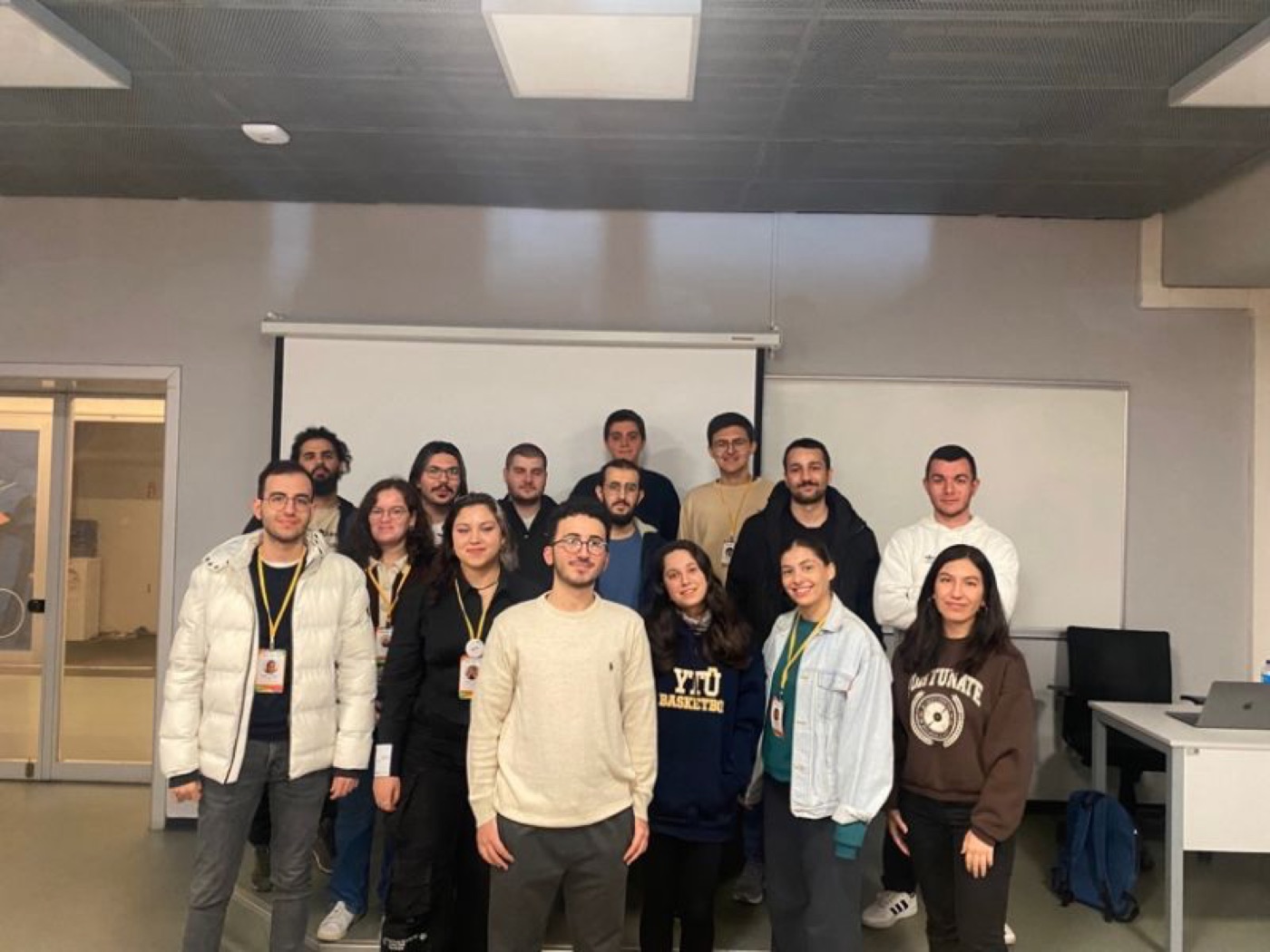 Group photo with the GDSC BAU team after the codelab