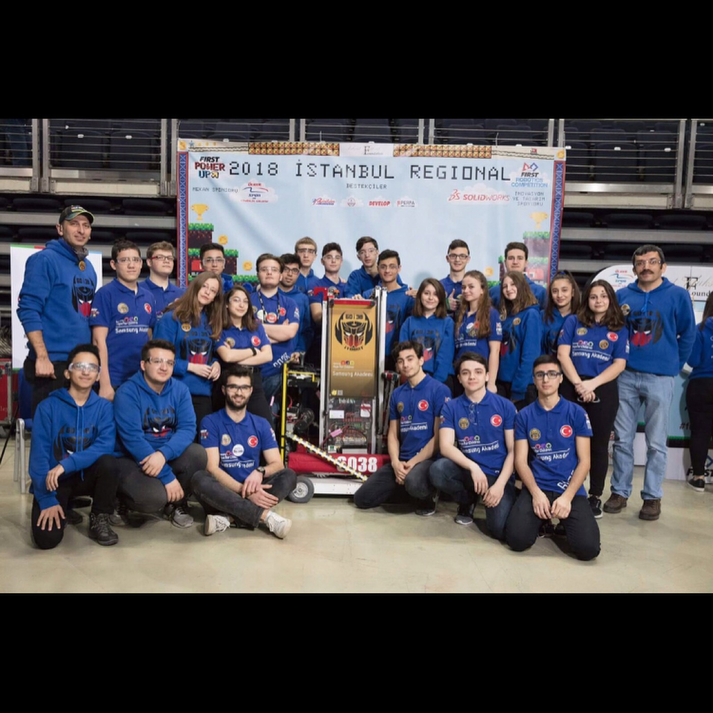ITOBOT Team 6038 at the Istanbul Regional FIRST Robotics Competition